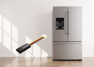 Refrigerator with RHT1 humidity and temperature module