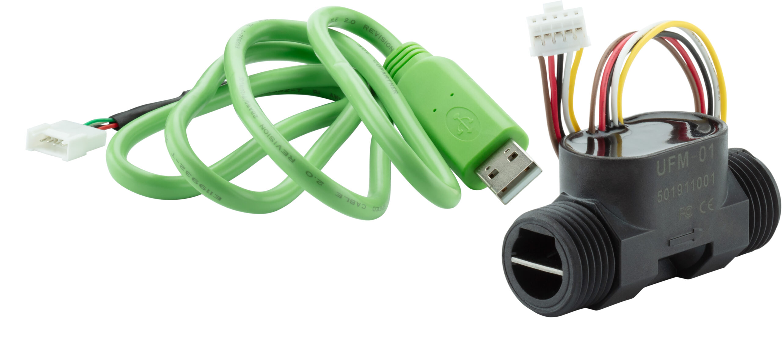 UFM-01 Ultrasonic Flow Sensing Module with cable